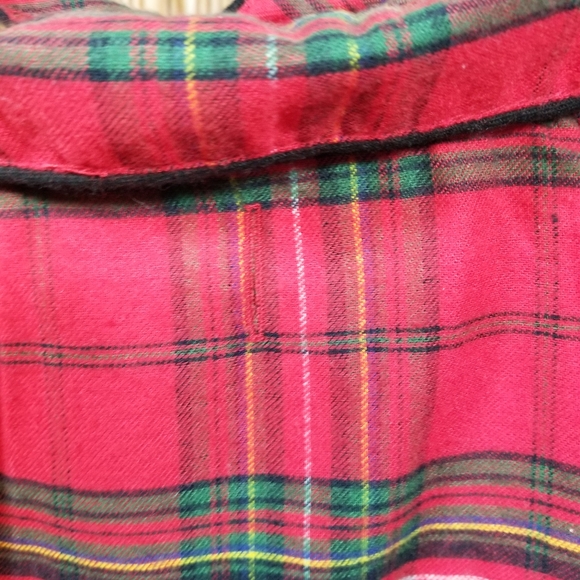 Bee & Willow Home Red Plaid Dog Large One Piece Flannel Pajama Christmas Cosplay - Picture 7 of 9